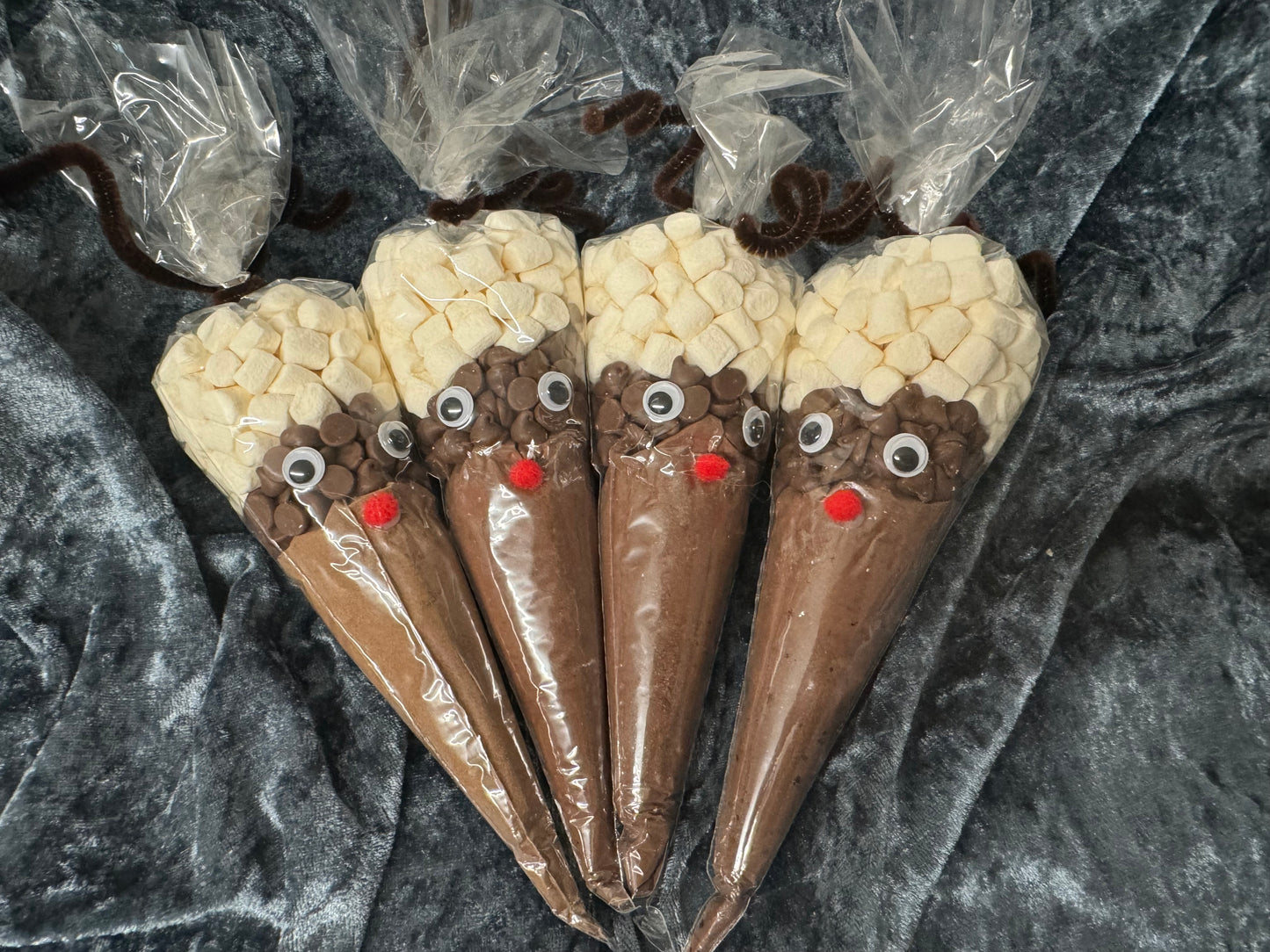 Reindeer Hot Chocolate Cone