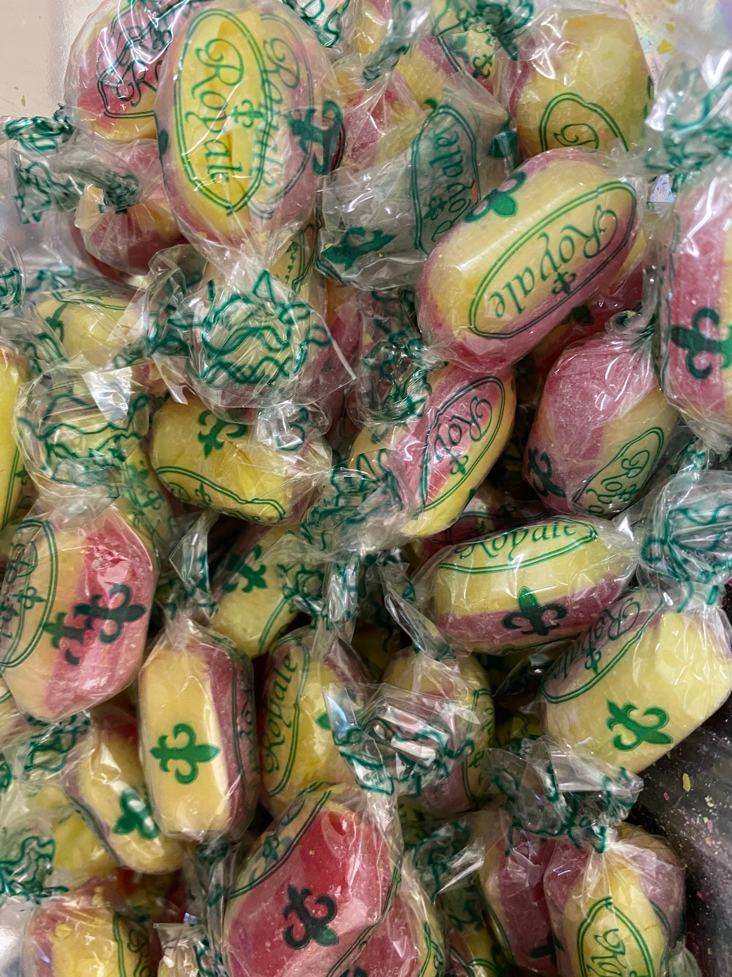 Jar filled with sugar free sweets