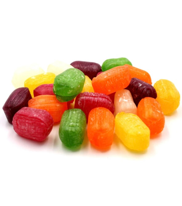 Jar filled with sugar free sweets