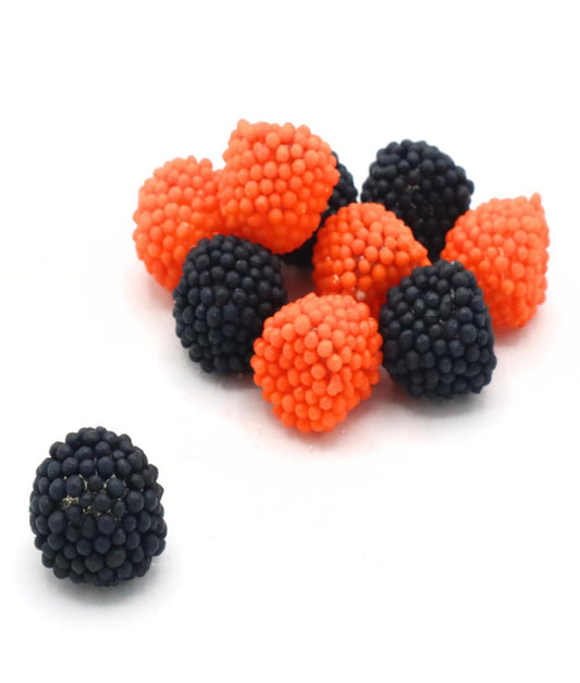 Mini Black and Orange Dots
